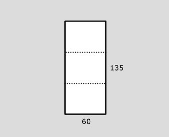 Rohová skříň REA AMY 34/135