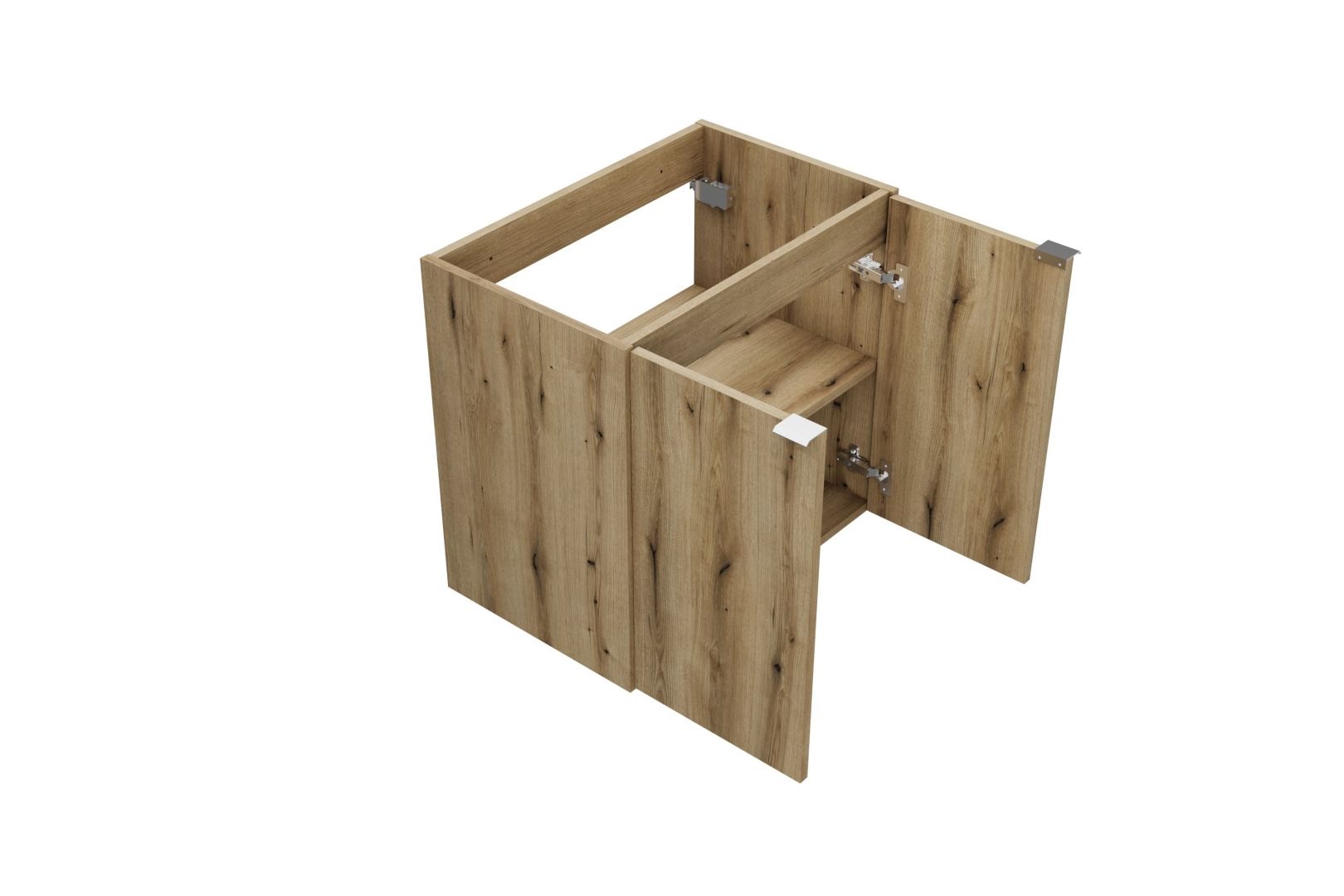 Koupelnová skříňka NOVA DUB 82-50 2D - pod umyvadlo 50