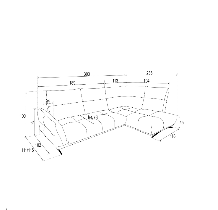 Sedací souprava GIOVANI 2