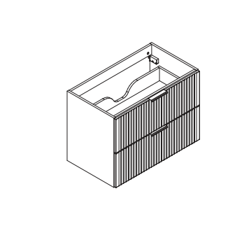 Koupelnová skříňka XYLO 82-80 - pod umyvadlo 80