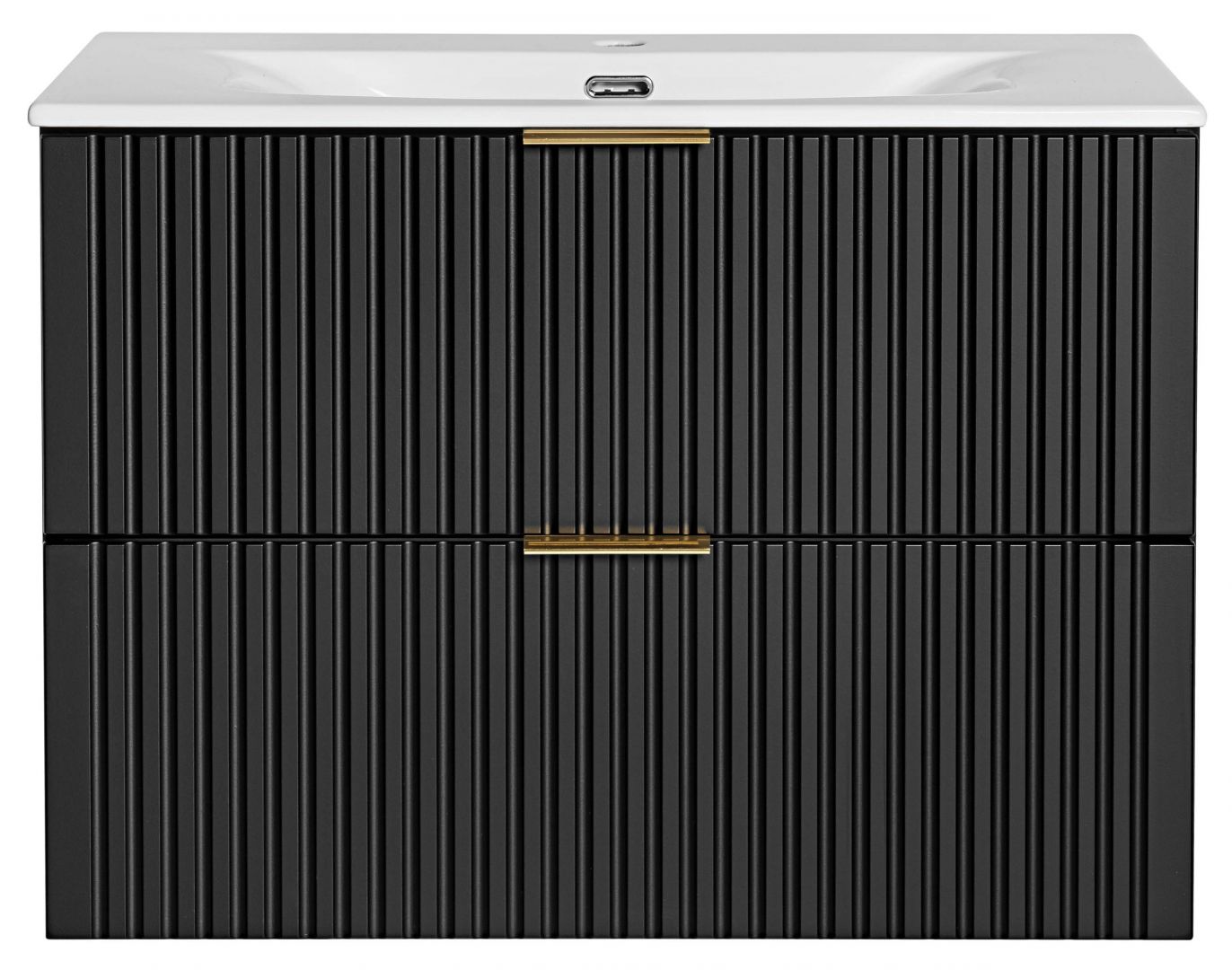 Koupelnová skříňka ADELLE ČERNÁ 82-80 - pod umyvadlo 80