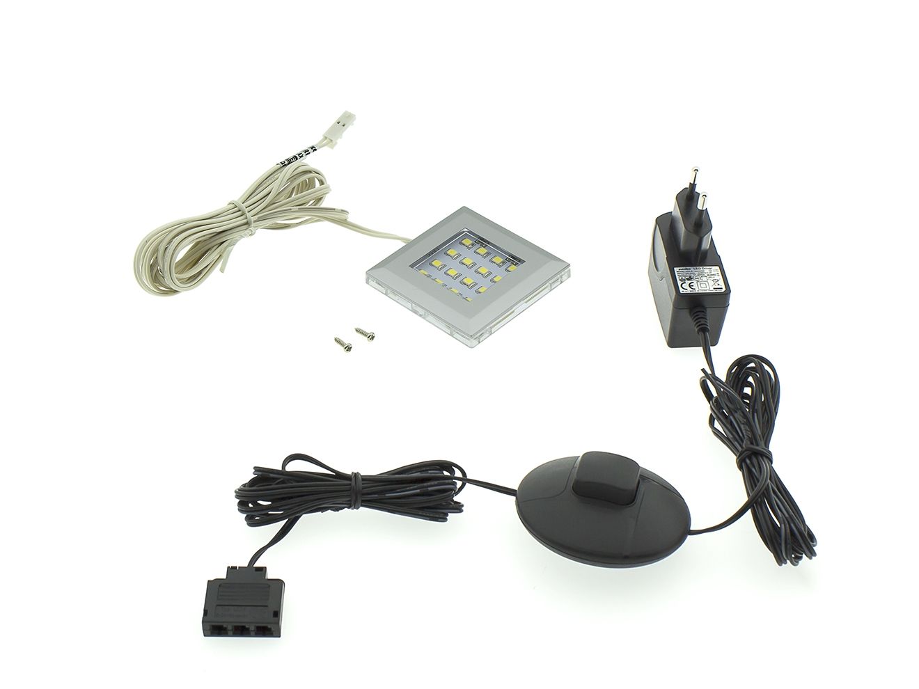 Závěsná vitrína TOLEDO Bílá/ Dub San Remo