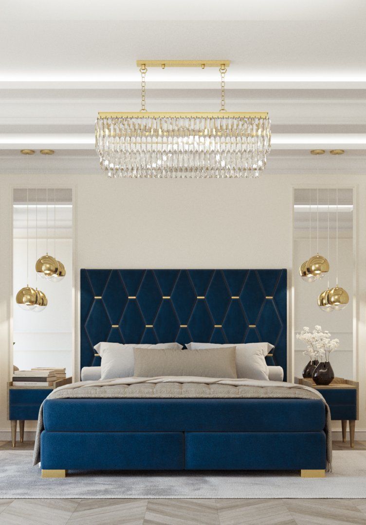 Manželská postel BOXSPRING 707