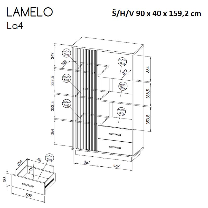Obývací pokoj LAMELO II