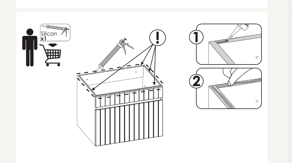 Koupelnová skříňka NOVA DUB 82-50 2D - pod umyvadlo 50