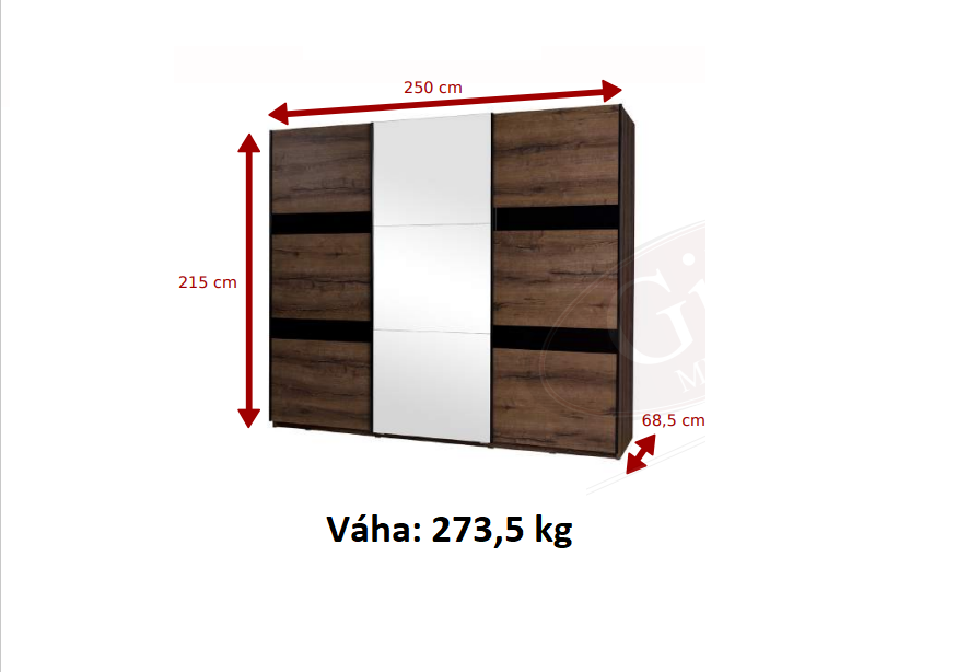 Ložnice DANVER III.