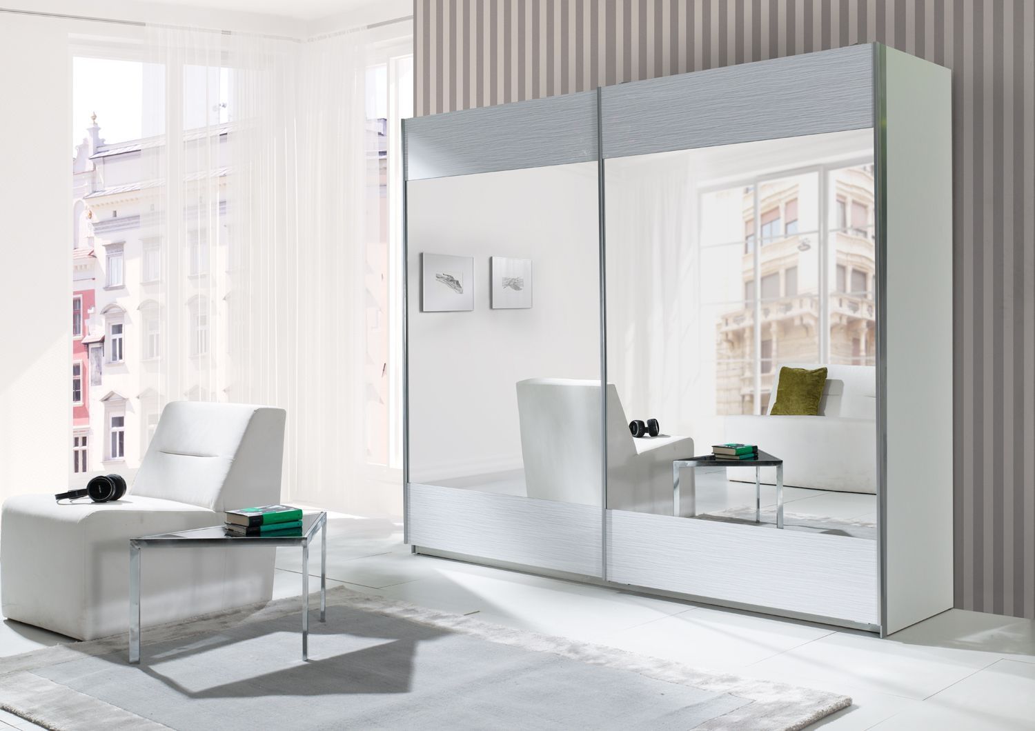 Sestava do ložnice LUX Bílá