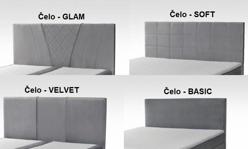 Manželská postel BOXSPRING