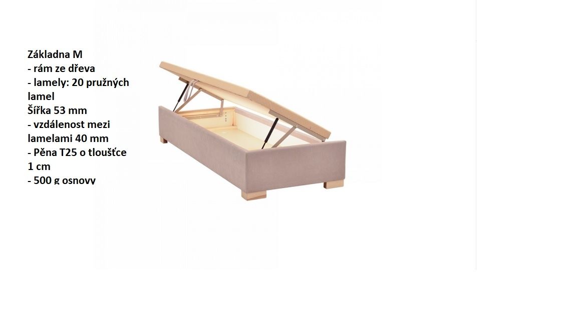 Manželská postel BOXSPRING 202