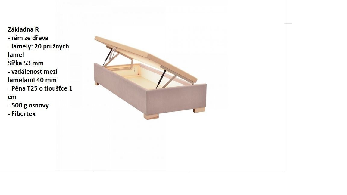 Manželská postel BOXSPRING 202