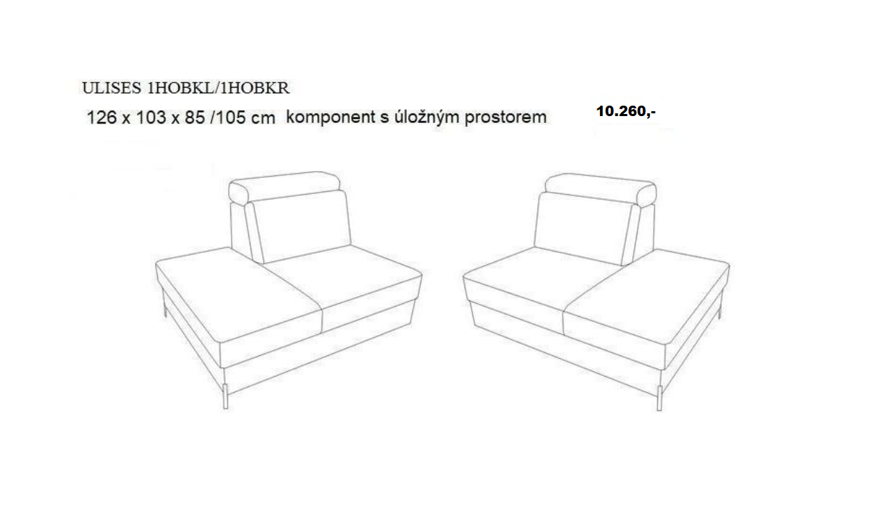 Sedací souprava ULISE PROGRAM