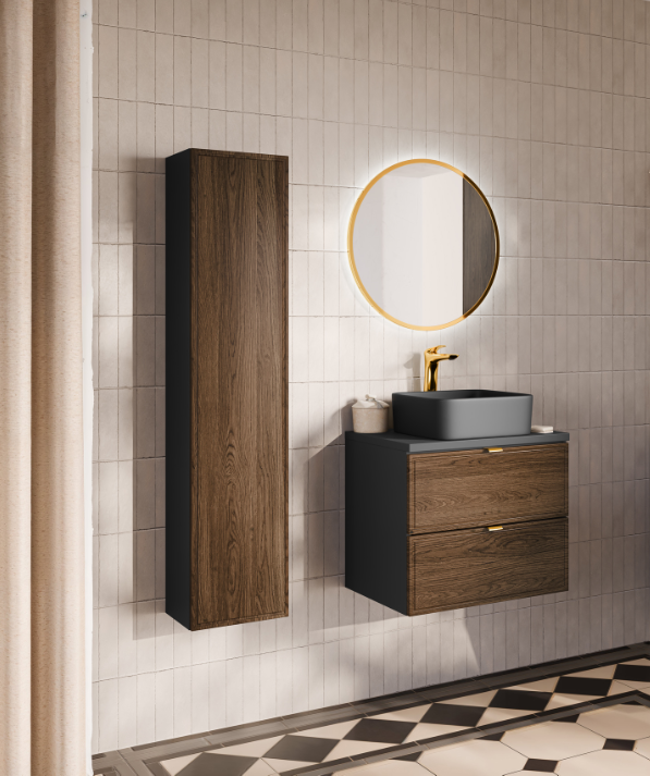 Koupelnová skříňka TALIA 80-30-1D - vysoká