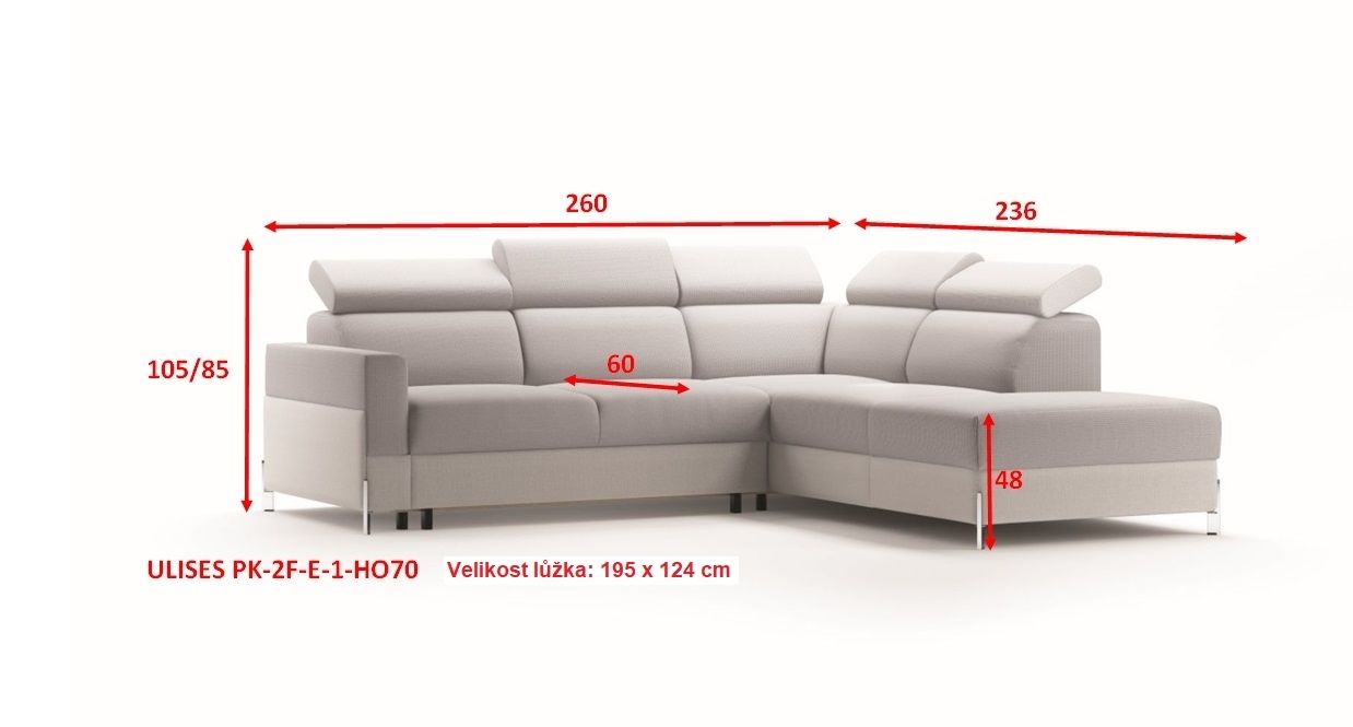 Sedací souprava ULISE 2 - AKCE