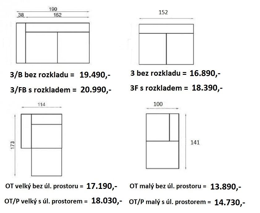Kožená sedací souprava SCANDY PROGRAM