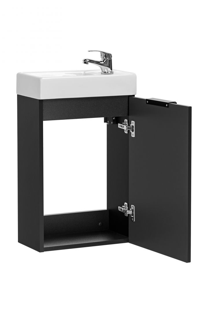 Koupelnová skříňka ADELLE ČERNÁ 82-40 - pod umyvadlo 40