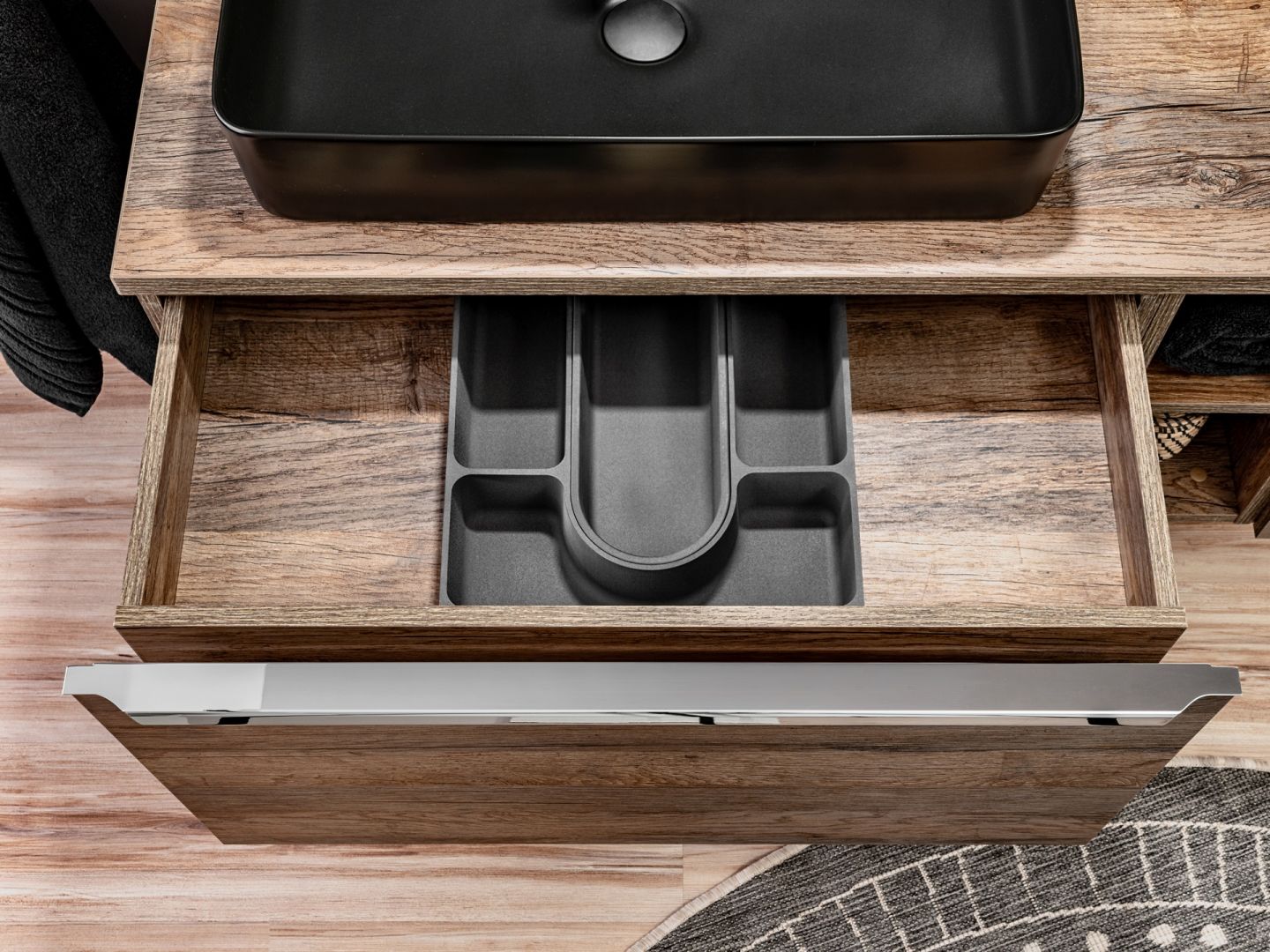 Koupelnová sestava SANTA FEE ČERNÁ 175