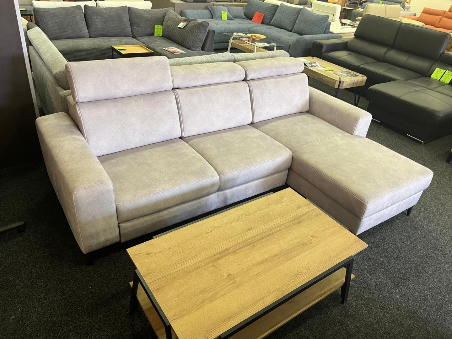 Sedací souprava ASPEN I pravý roh látka Salvador SKLADEM