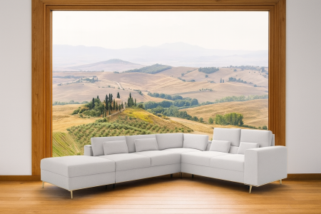 Rohová sedací souprava CHROME NEW