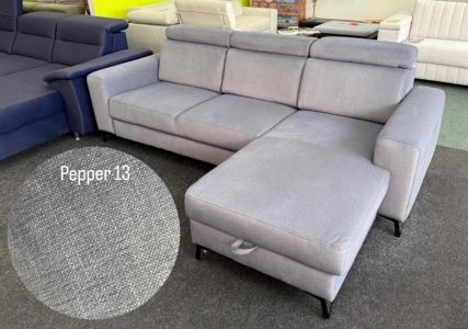 Sedací souprava ASPEN I pravý roh látka PEPPER 13 SKLADEM