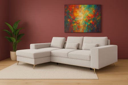 Rohová sedací souprava CHROME NEW mini