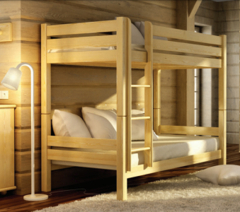 Patrová postel z masivu LK136 80