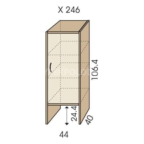 Skříňka JIM 5 X 246