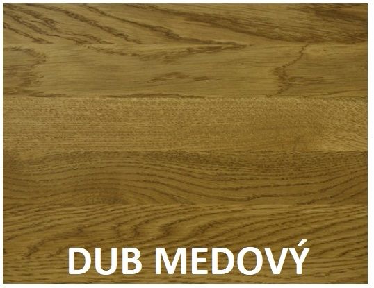 Manželská postel z masivu LK212 dub