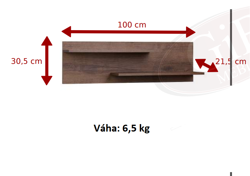 Obývací stěna DANVER III.