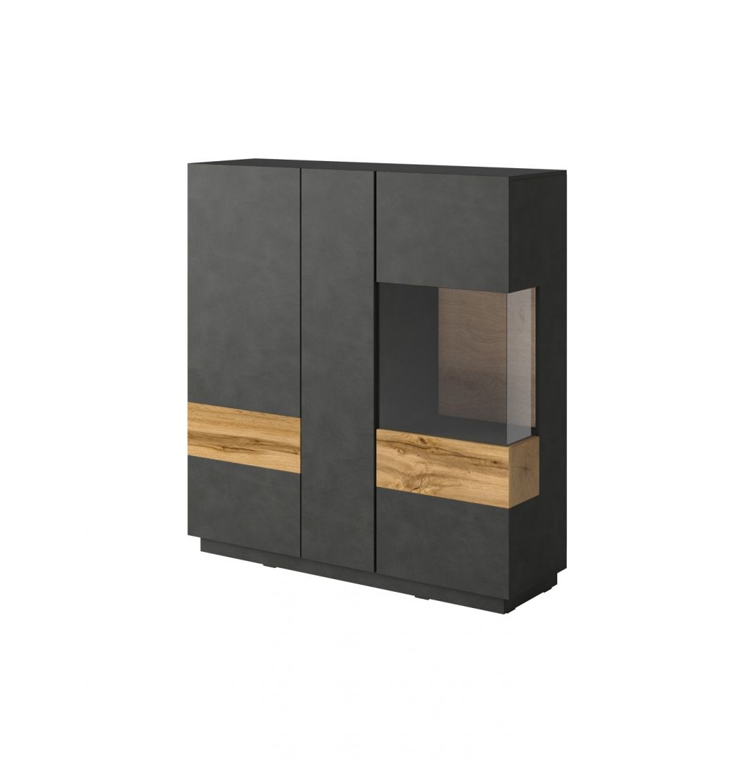 Vitrína III SILKE Matera - Dub Wotan