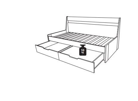 Postel s přistýlkou DUAL A