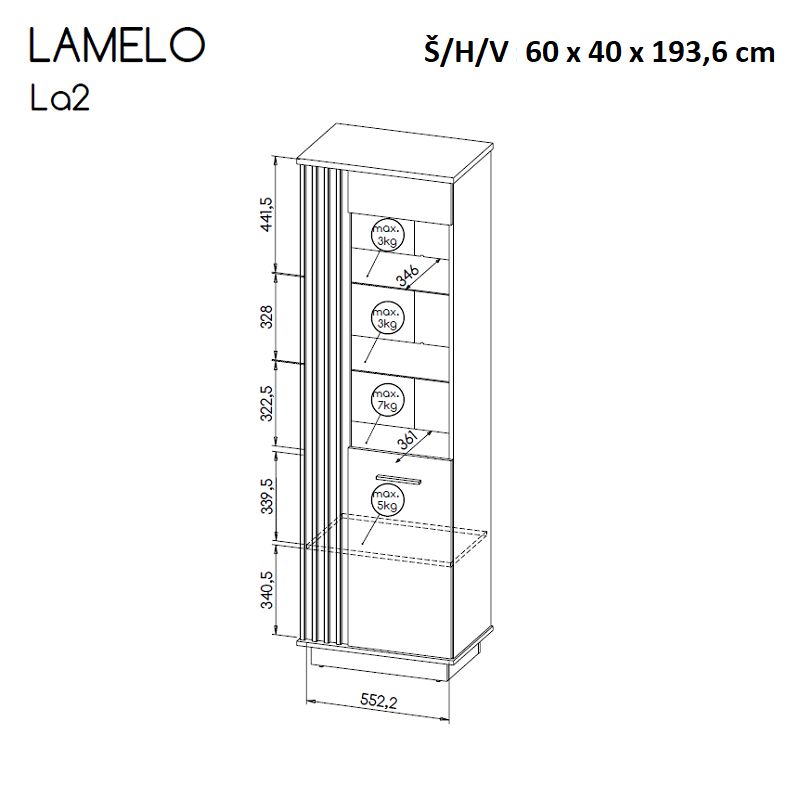 Obývací pokoj LAMELO I