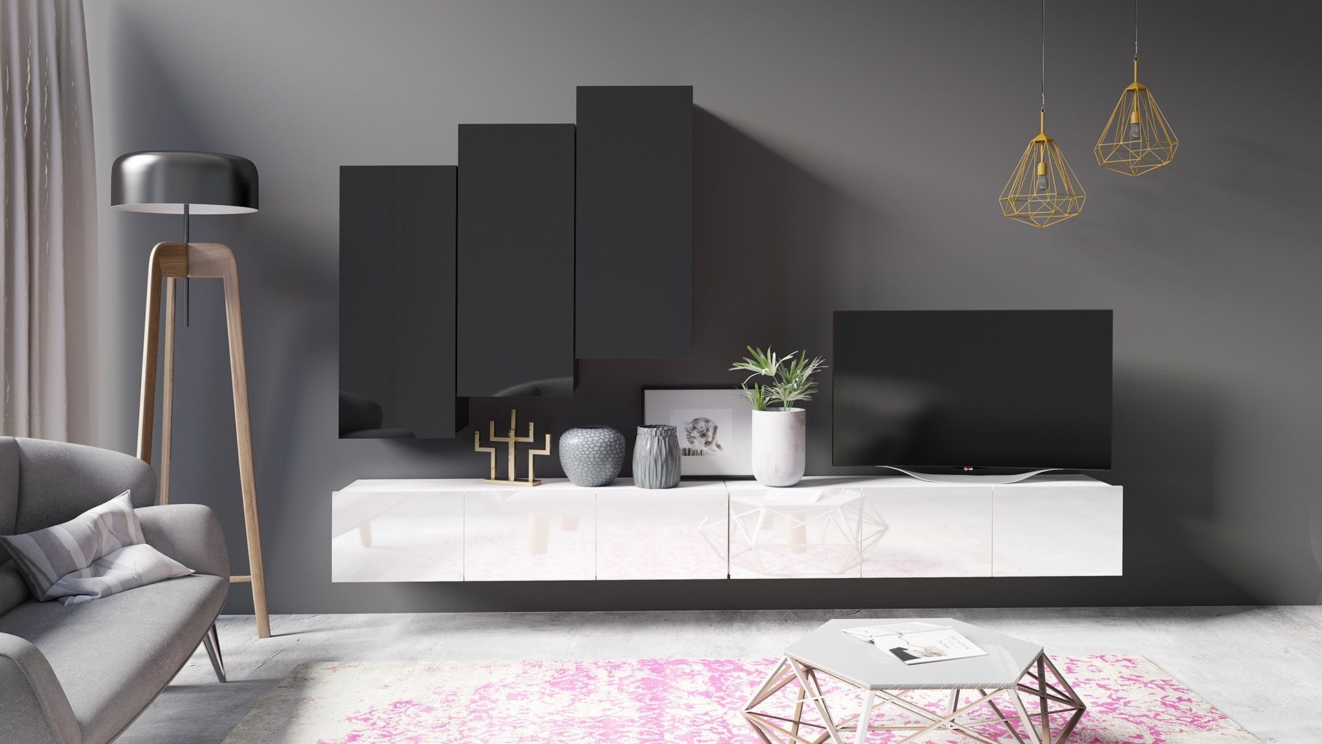 Závěsná skřínka KALABRINI C-15