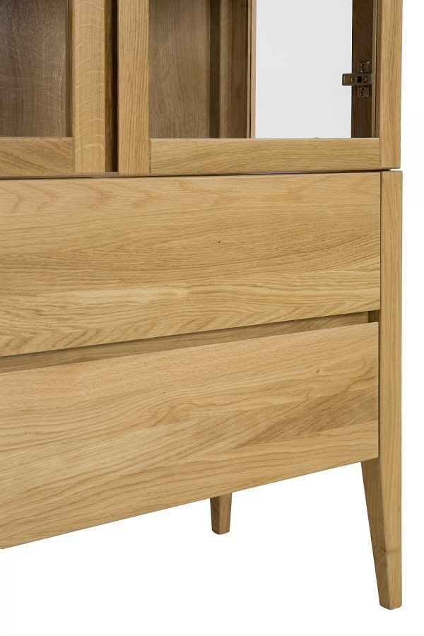 Retro vitrína z masivu KW439 buk