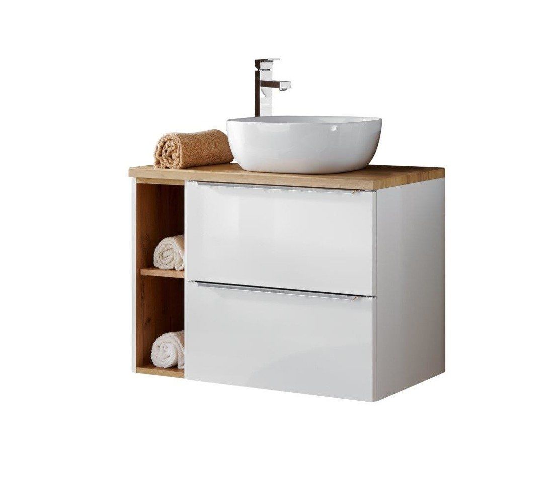 Koupelnová skříňka KAPRI BÍLÁ 820 II - pod umyvadlo 60 s deskou