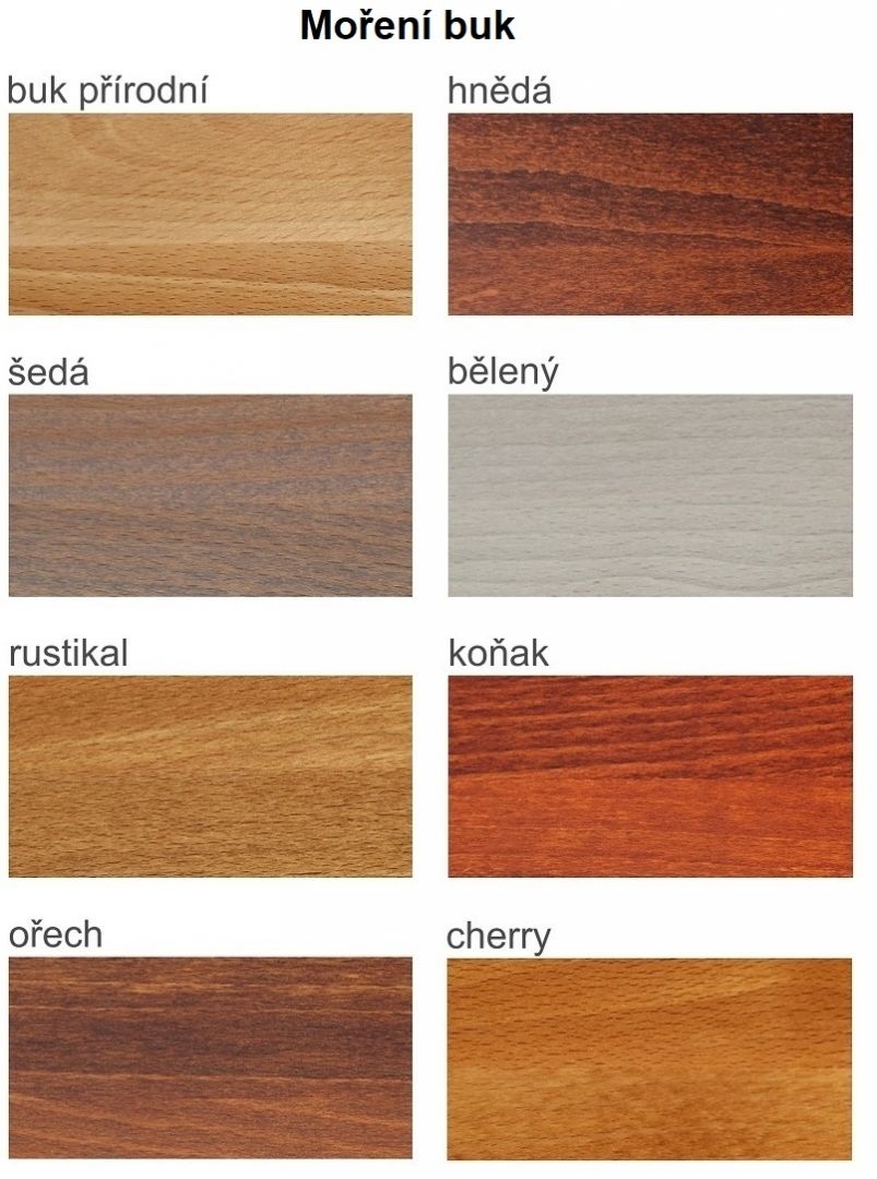 Retro vitrína z masivu KW438 buk