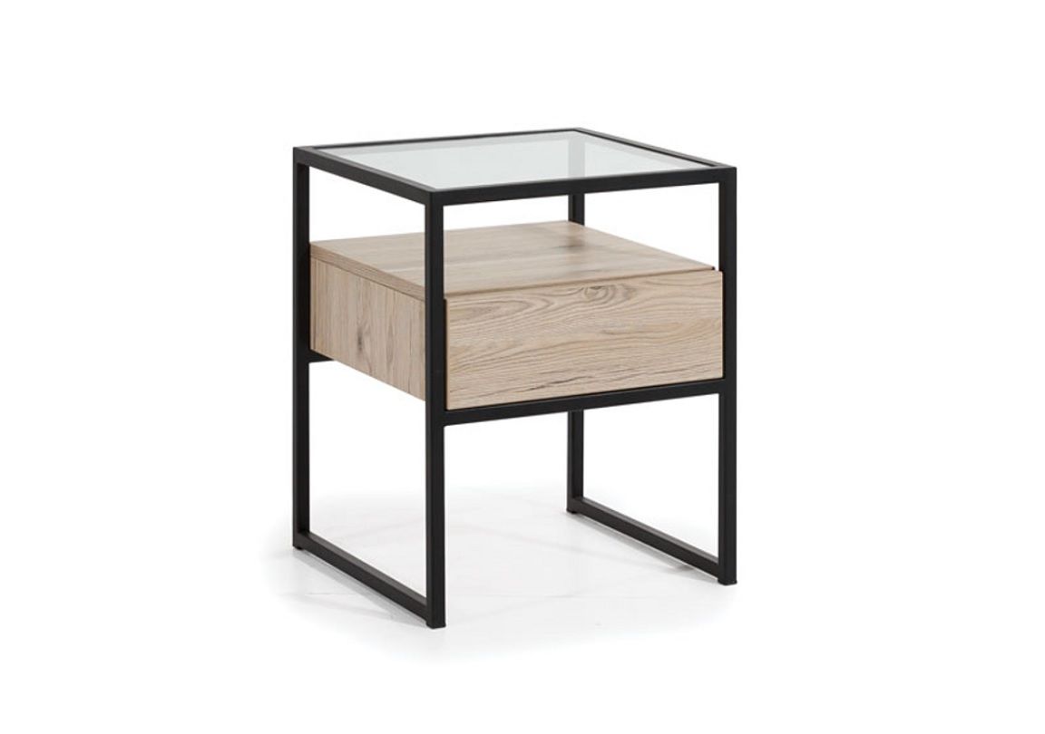 Noční stolek GLAS LOOFT GLST