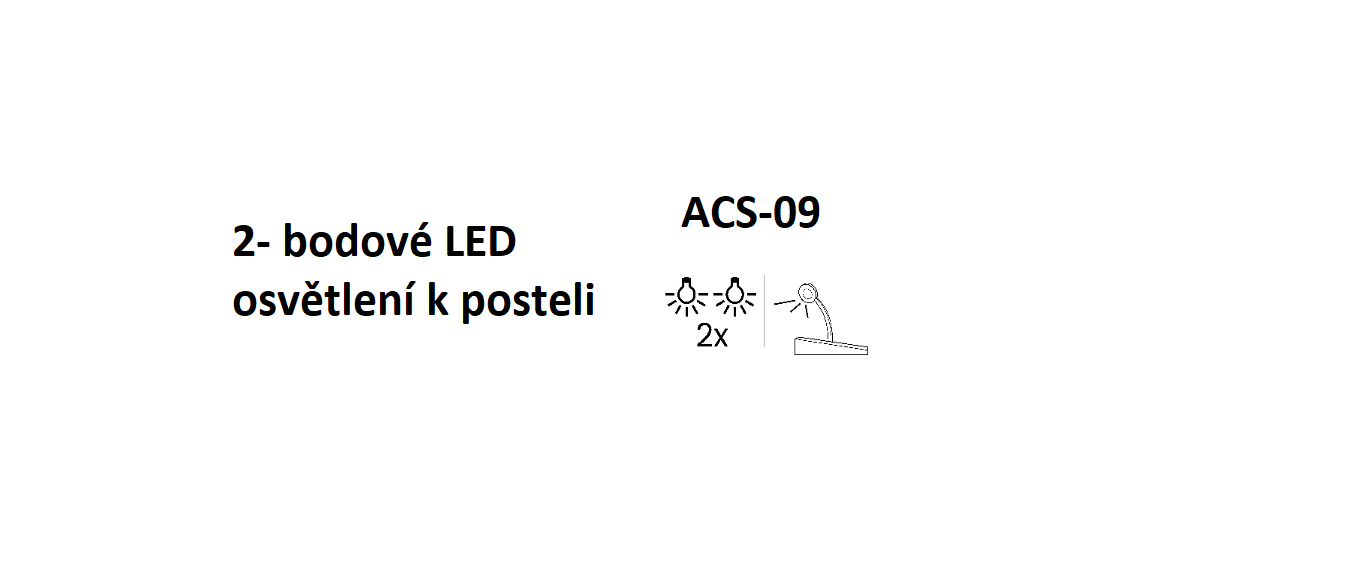 Manželská postel BONNO