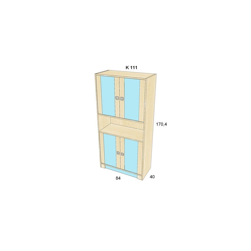 Kombinovaná skříň BOŘEK K 111