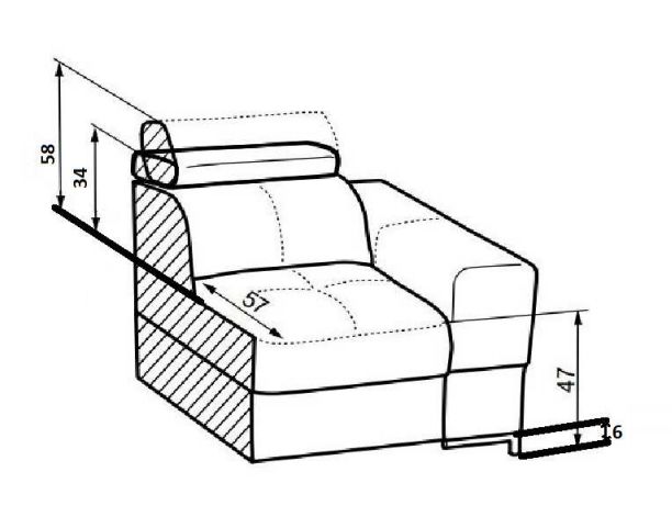 Kožená pohovka BAZZALT 3