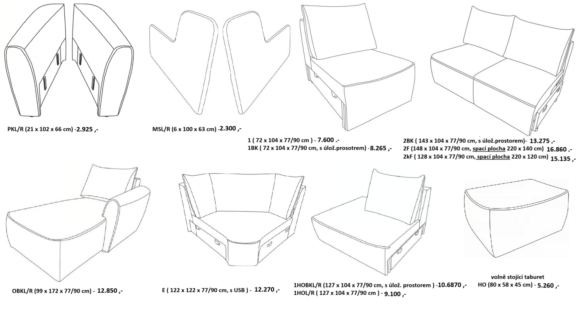 Sedací souprava ECLIPS PROGRAM