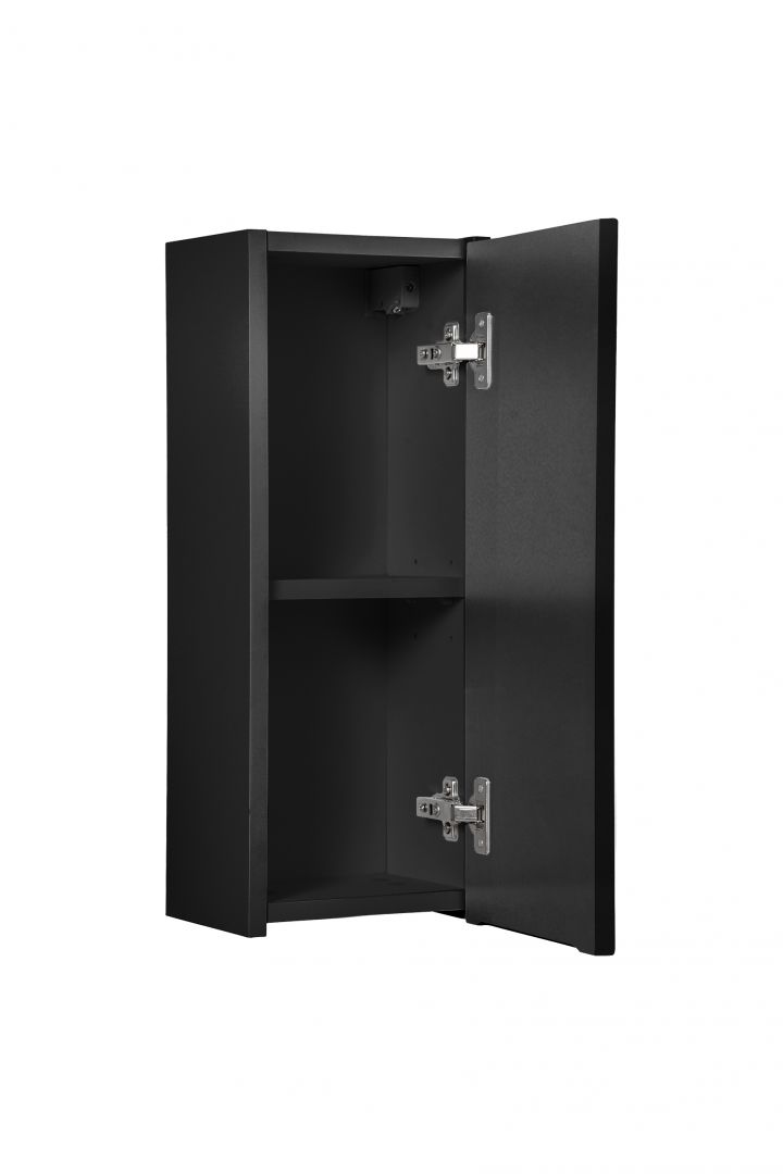 Koupelnová skříňka NOVA ČERNÁ 83-20 1D - závěsná