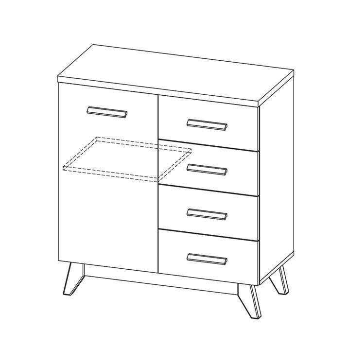 Kombinovaná komoda SVEN 8