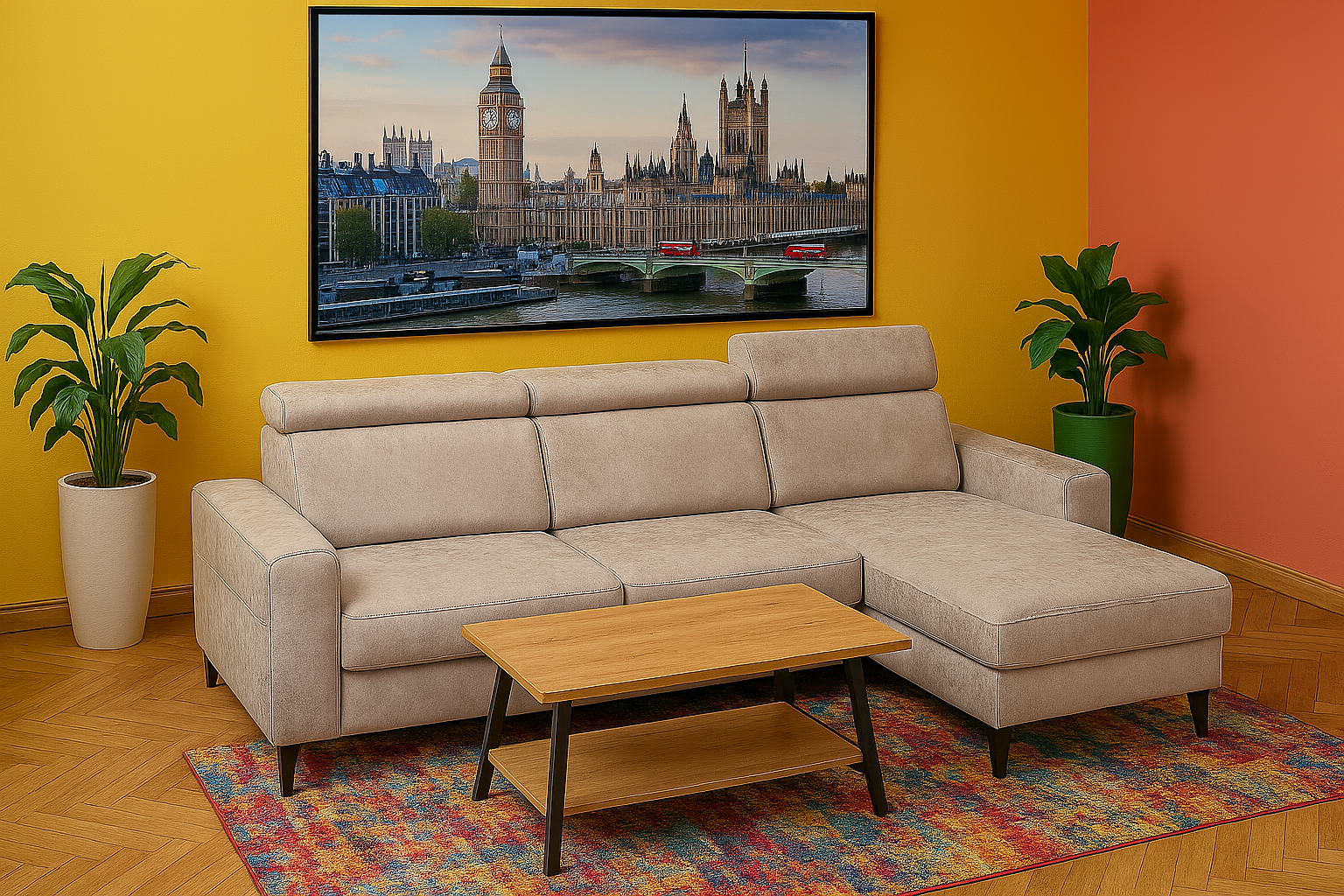 Sedací souprava ASPEN I pravý roh látka Salvador SKLADEM