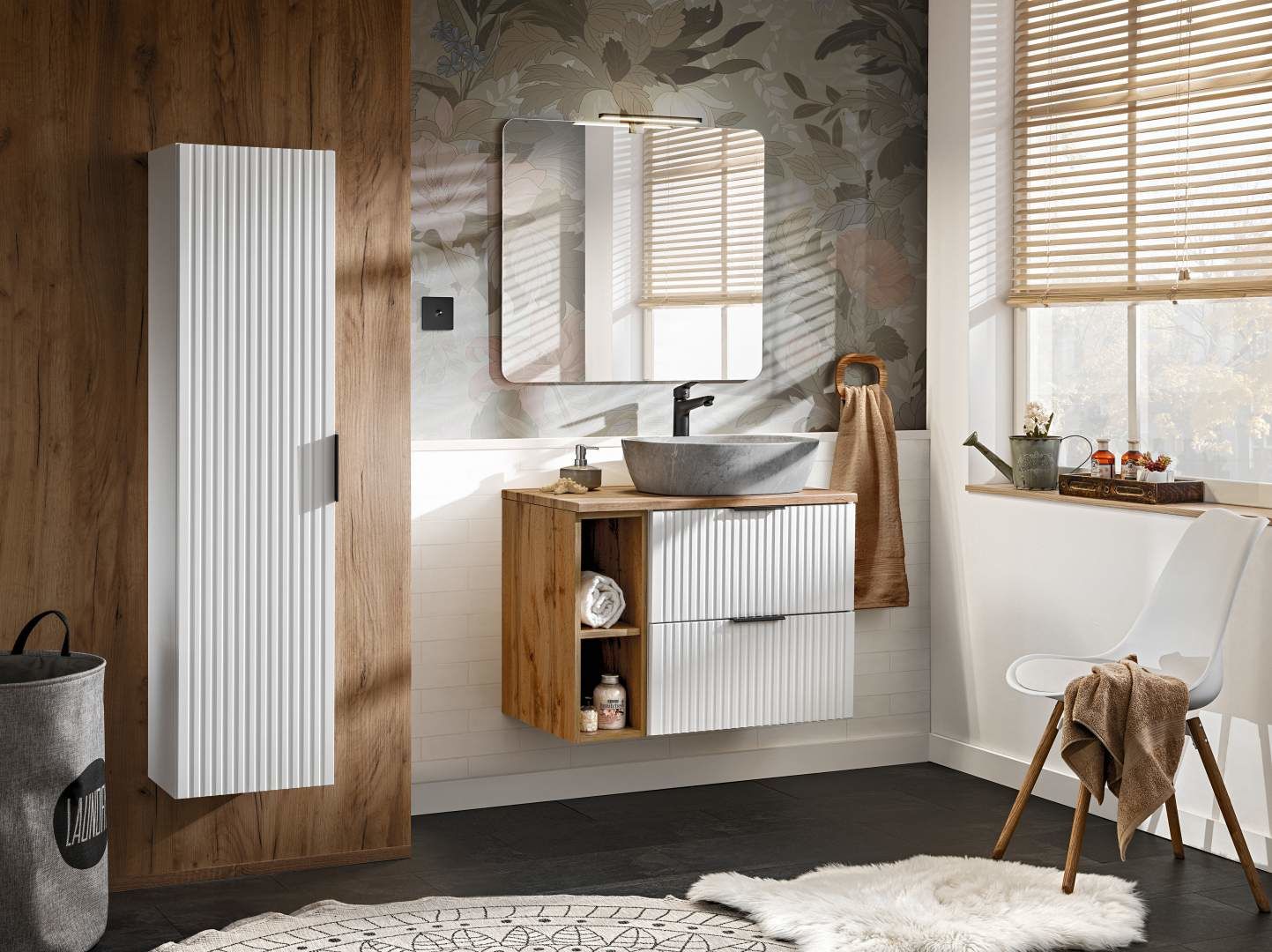 Koupelnová sestava ADELLE BÍLÁ 135