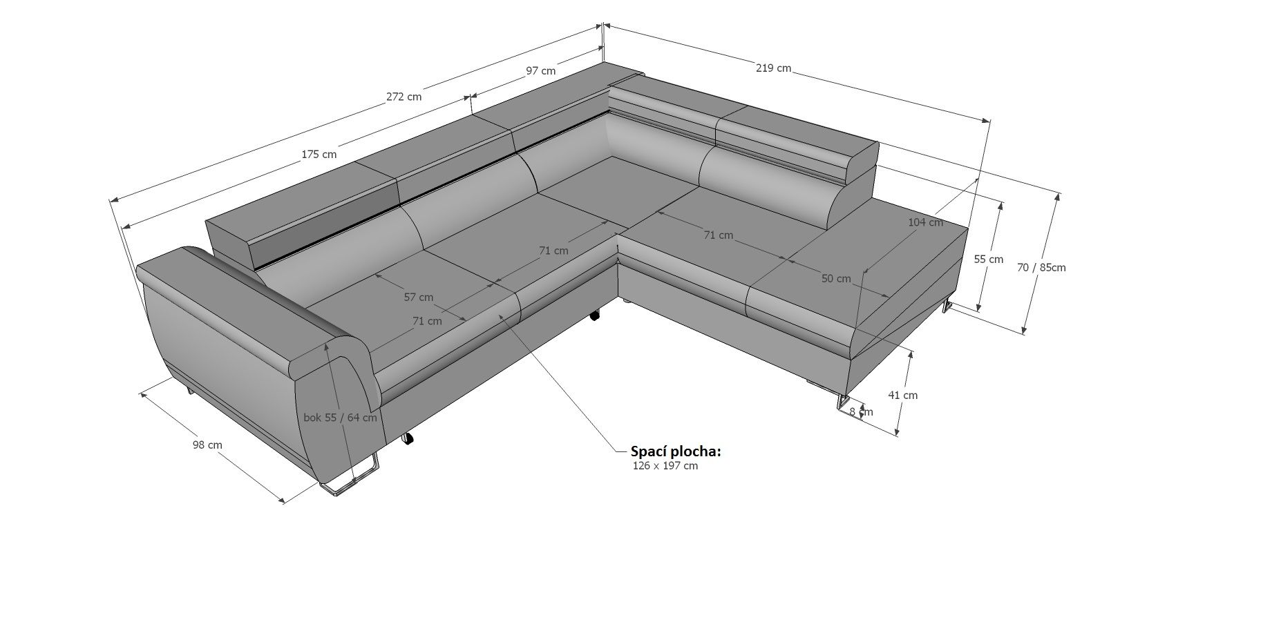 Kožená sedací souprava LAVOZ