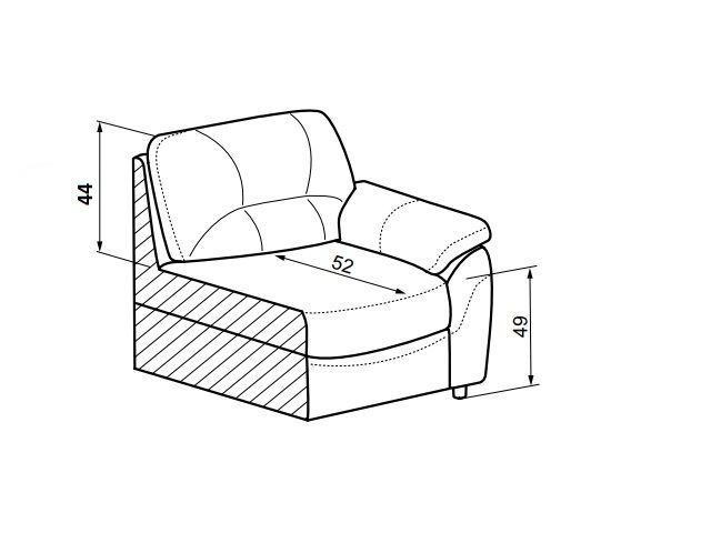 Kožená sedací souprava BALTIKA 3+2+1