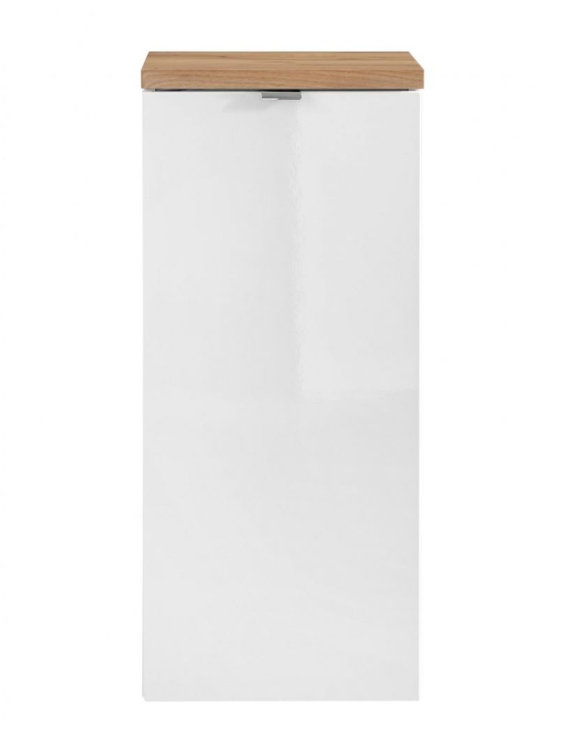 Koupelnová skříňka KAPRI BÍLÁ 811 - nízká s košem