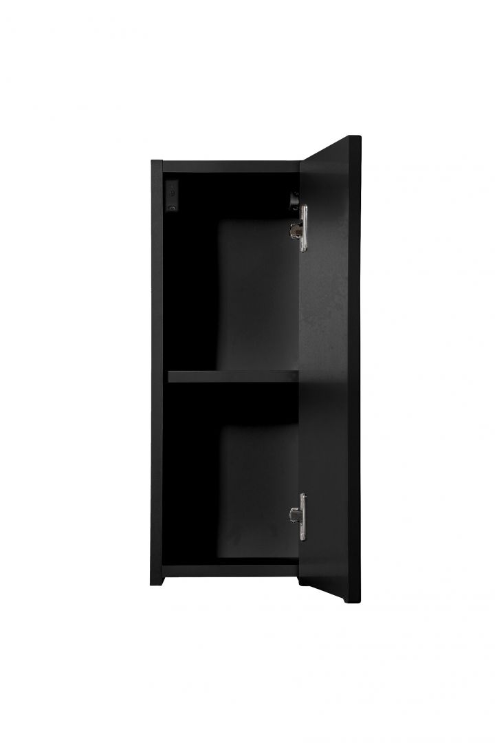 Koupelnová skříňka NOVA ČERNÁ 83-20 1D - závěsná