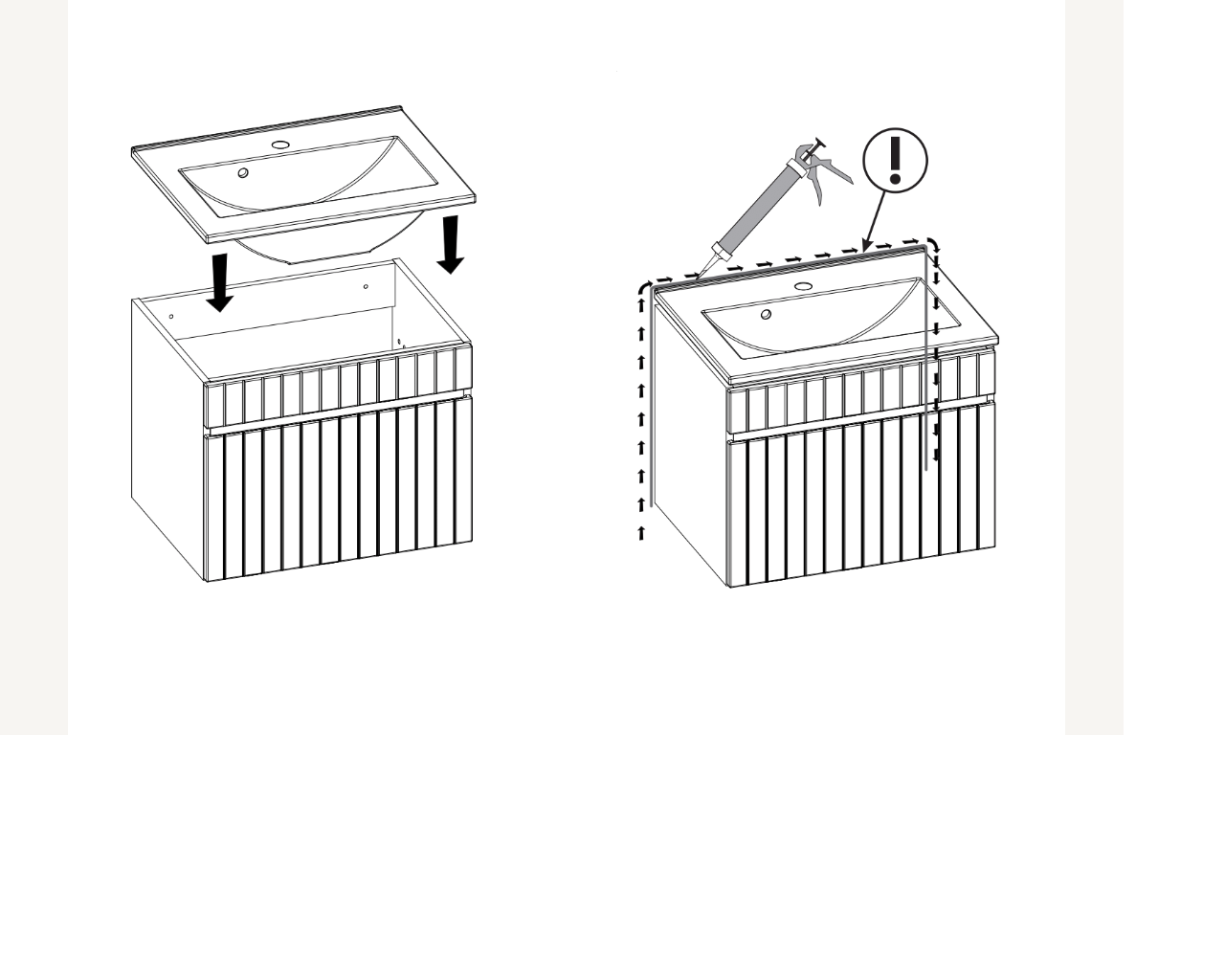 Koupelnová skříňka NOVA DUB 82-50 2D - pod umyvadlo 50