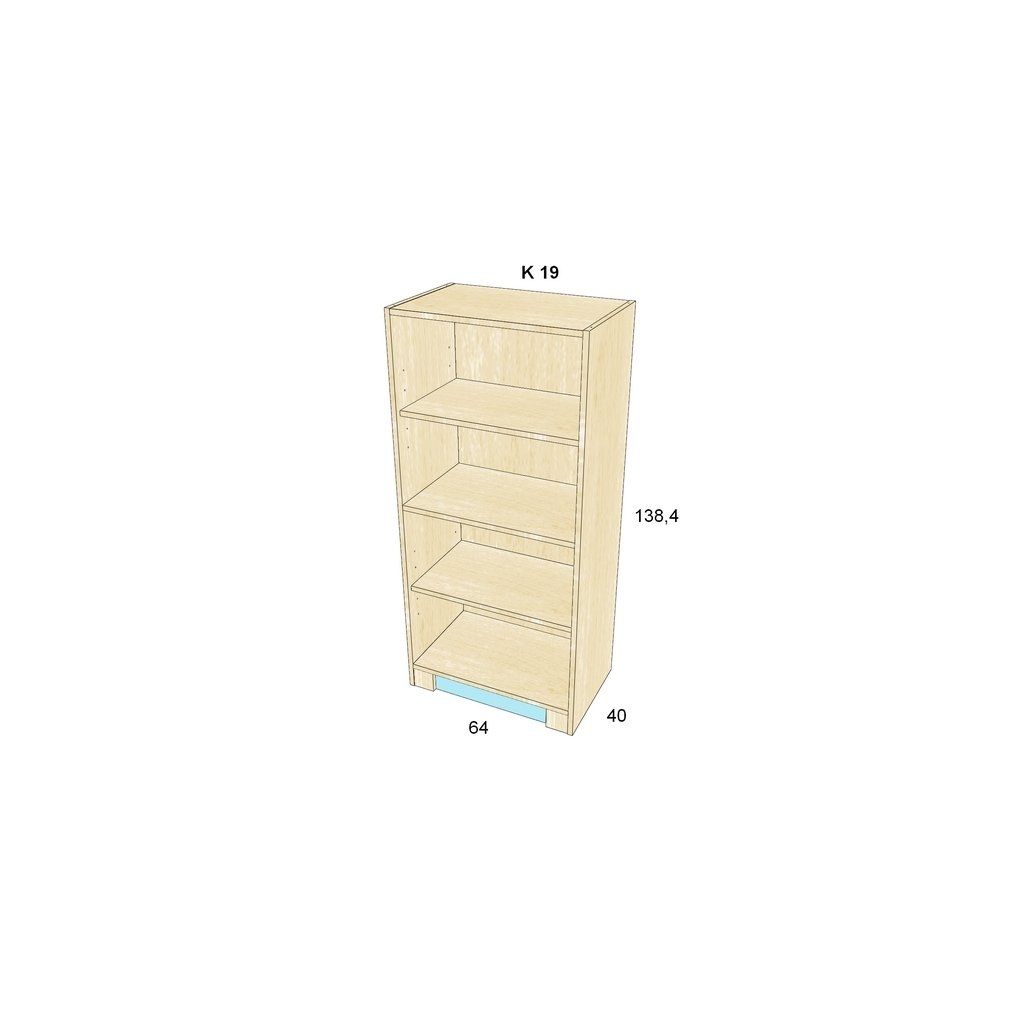 Policový regál BOŘEK K 19